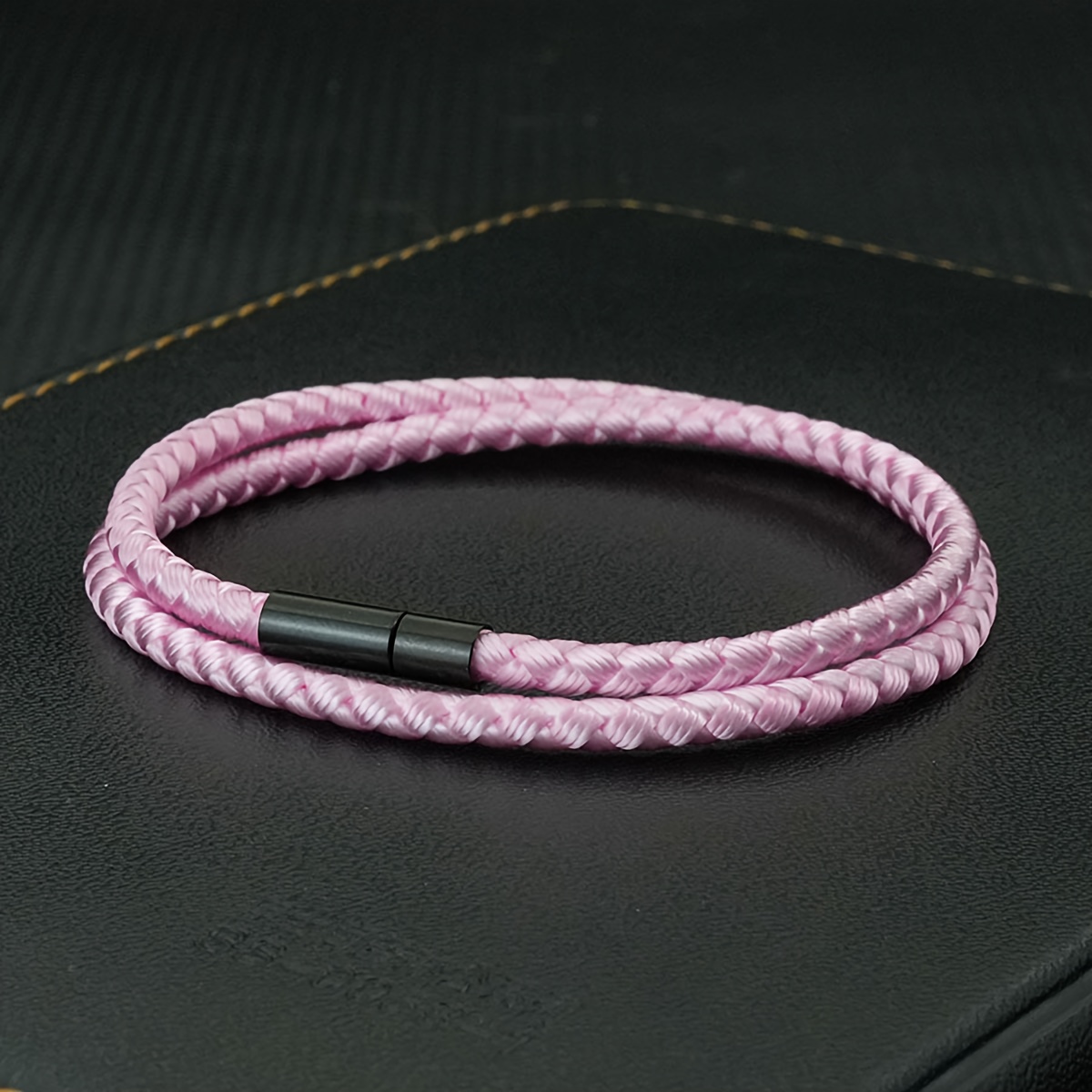 Simple Keel Rope Bangle Bracelet for Men